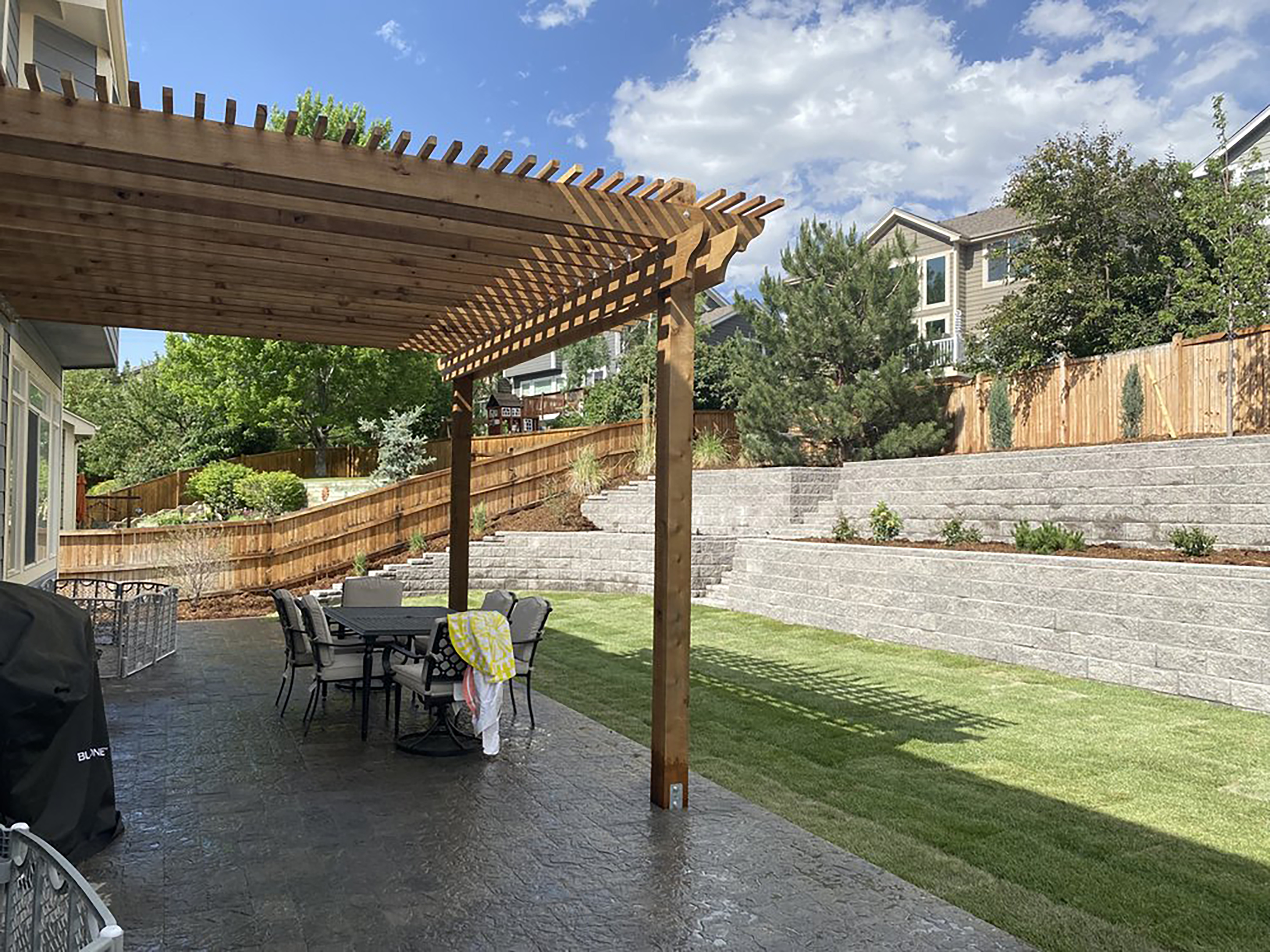 Lone Tree Back Yard Patio and Outdoor Living Space